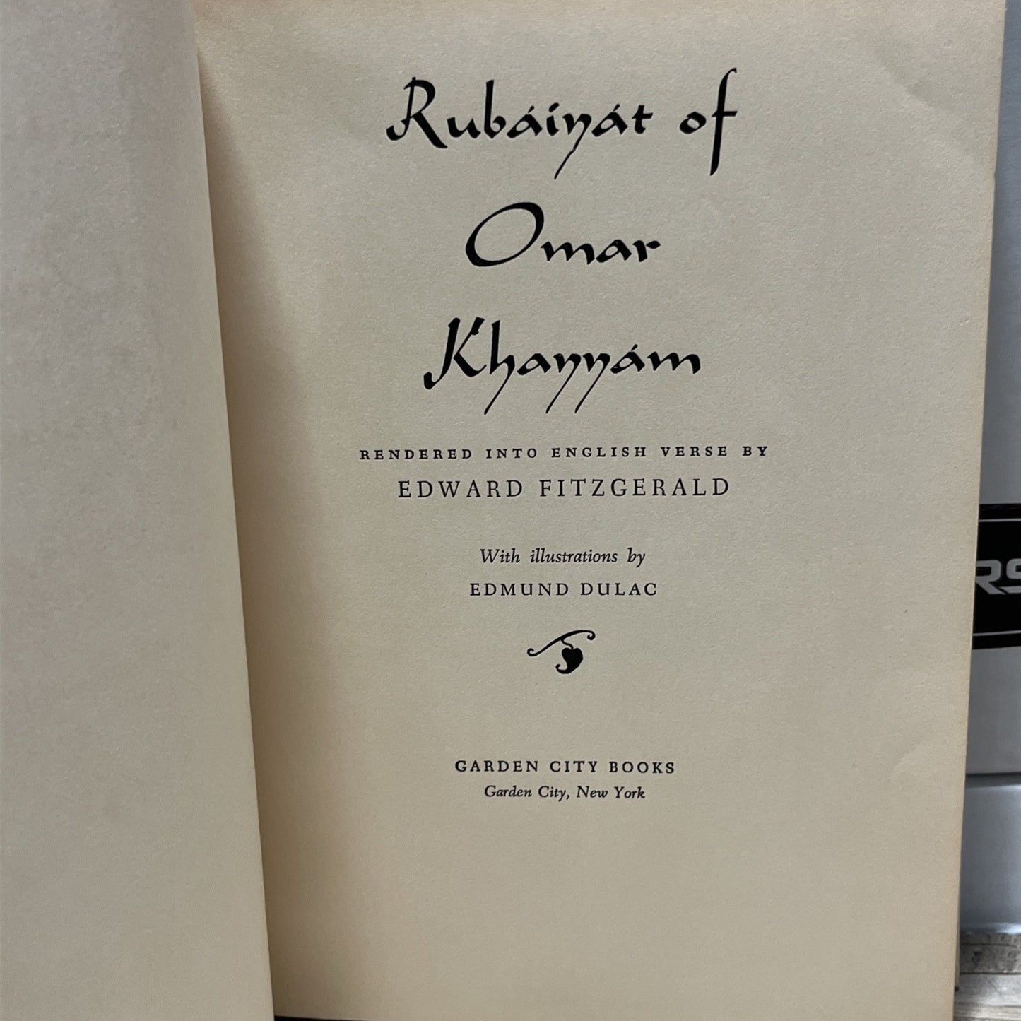 Rubaiyat of Omar Khayyam- Rendered into English by Edward Fizgerald-1952 Vintage