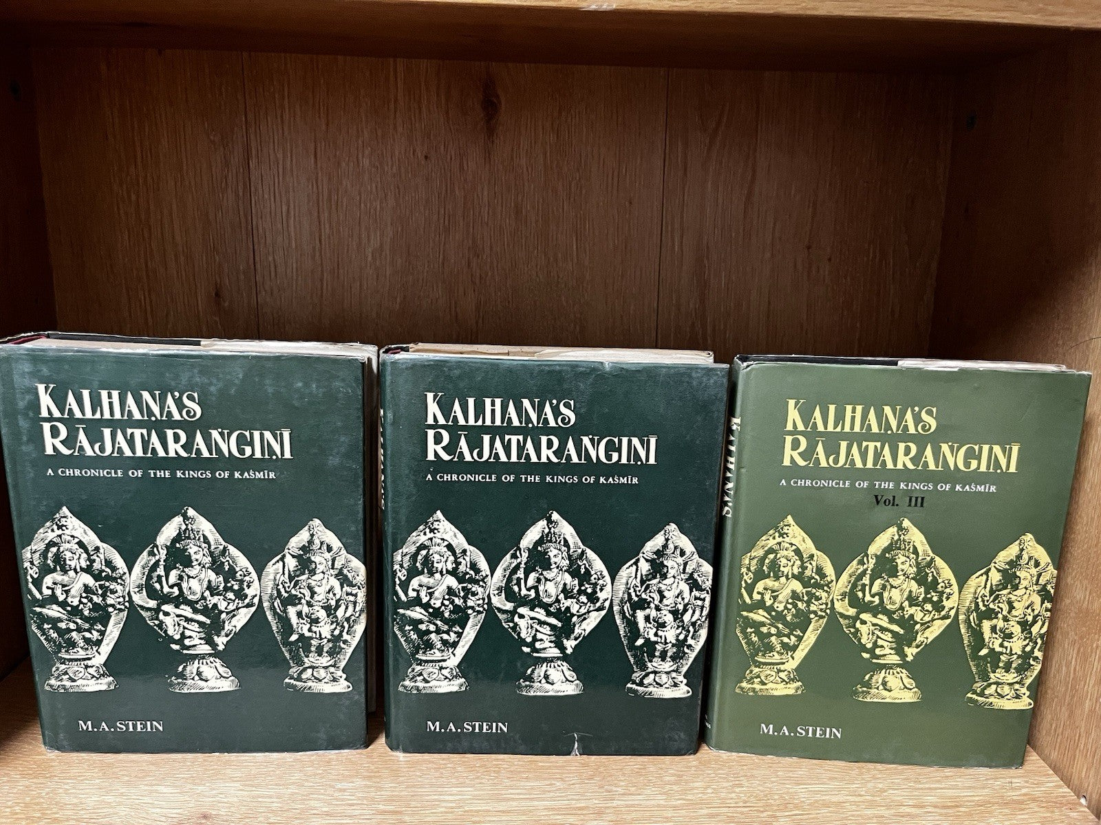 KALHANAS RAJATARANGINIA CHRONICLE OF THE KINGS OF KAŠMIR Volumes 1-3 Sets