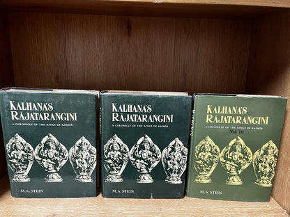 KALHANAS RAJATARANGINIA CHRONICLE OF THE KINGS OF KAŠMIR Volumes 1-3 Sets