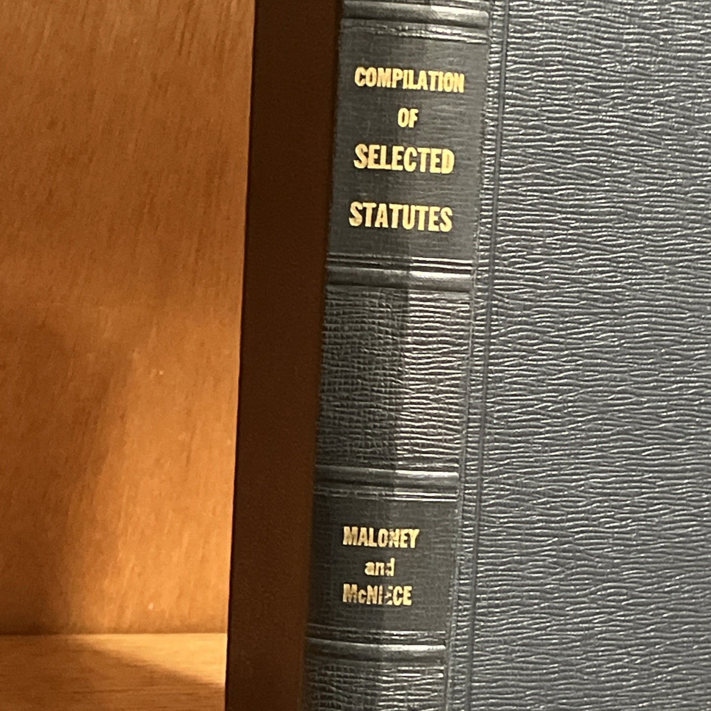 Compilation Of Selected Status By John P. Maloney and McNIECE 1950 Rare