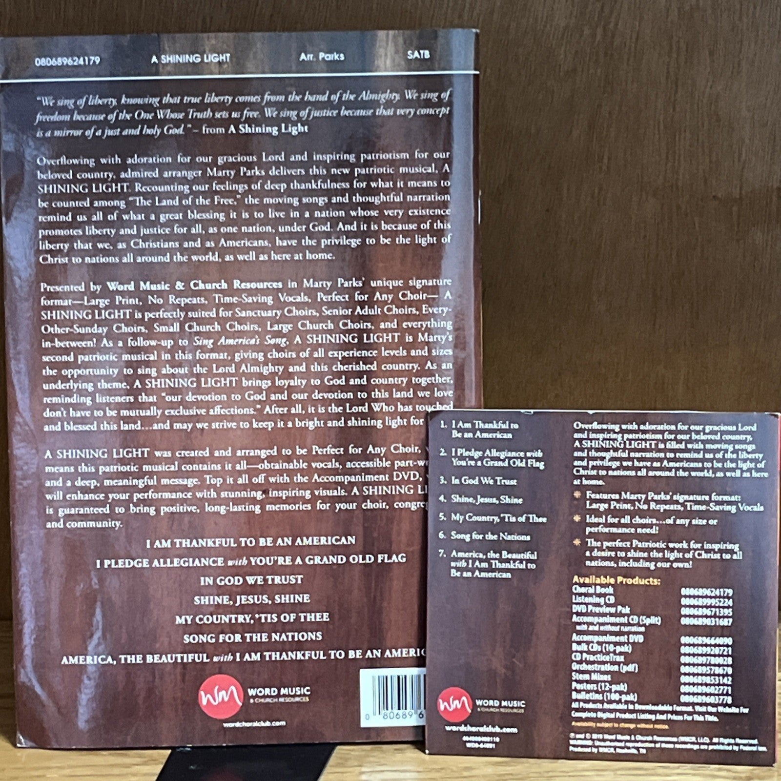 A Shining Light A Musical Tribute to Freedom Book Plus CD