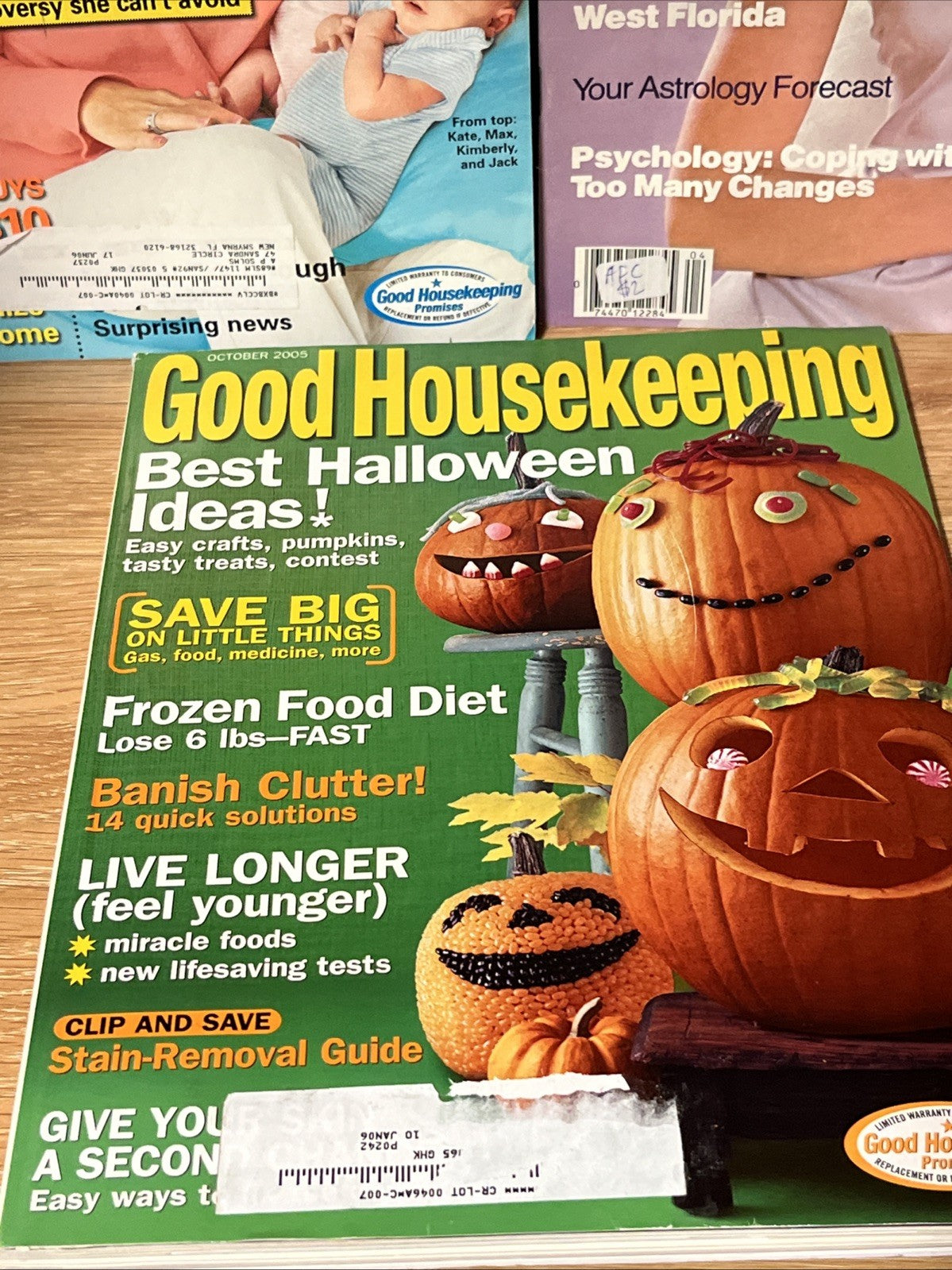 Lot of 6 Good Housekeeping | Single | Slim Fast Issue | Cooking Light | Magazine