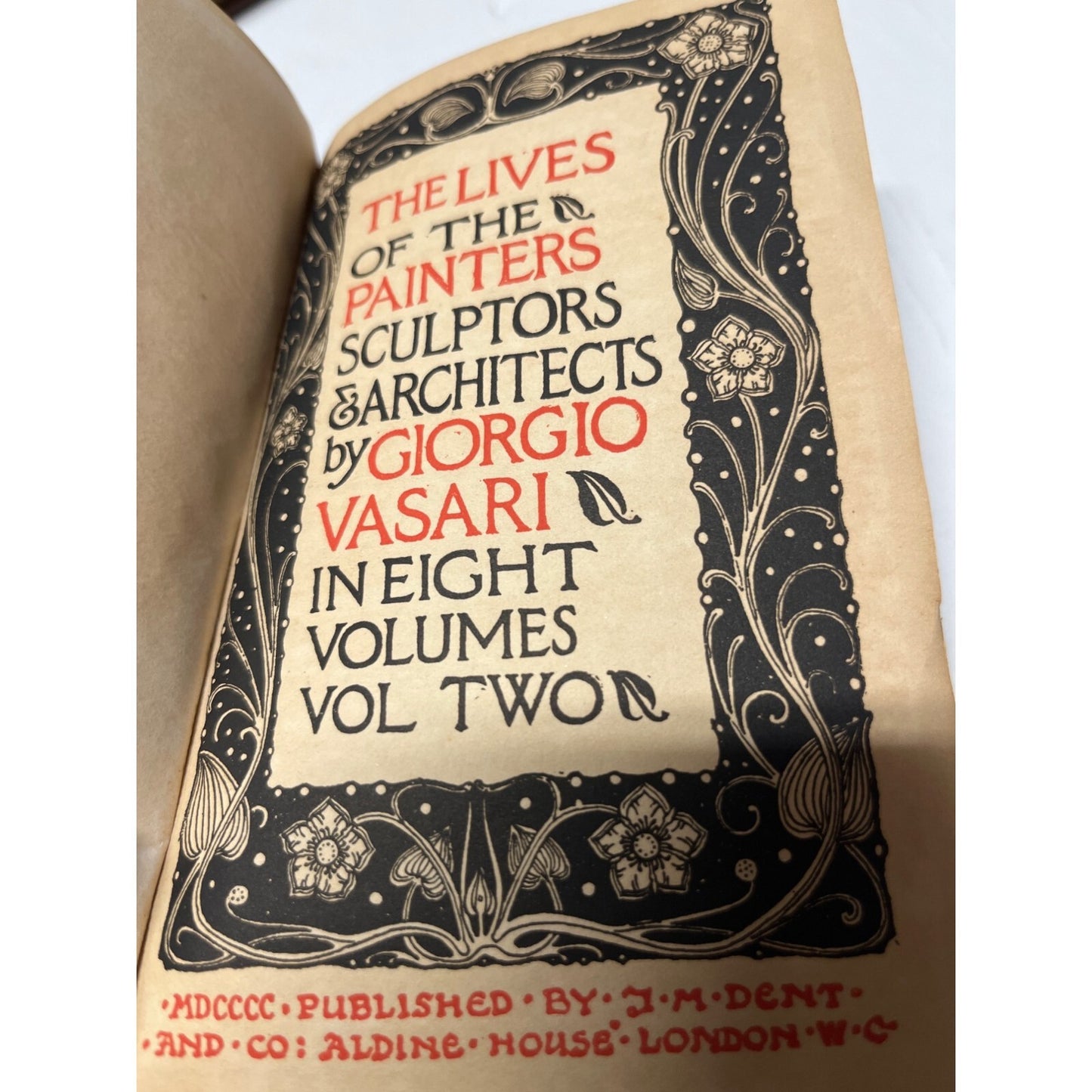 The Lives Of The Painters Sculptors and Architects Volume 2 Giorgio Vasari 1900