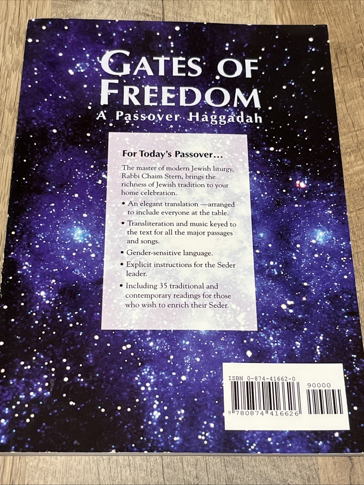 הגדה של פסח Gates of Freedom Haggadah By Chaim Stern