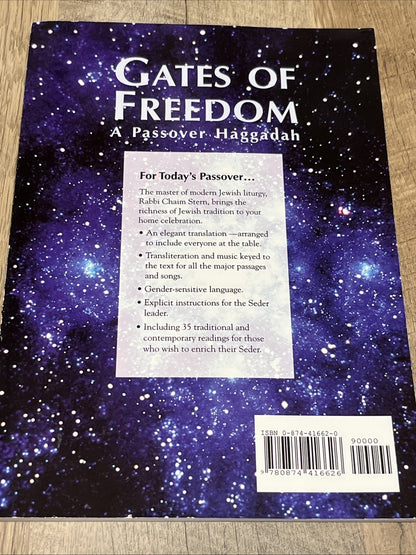 הגדה של פסח Gates of Freedom Haggadah By Chaim Stern