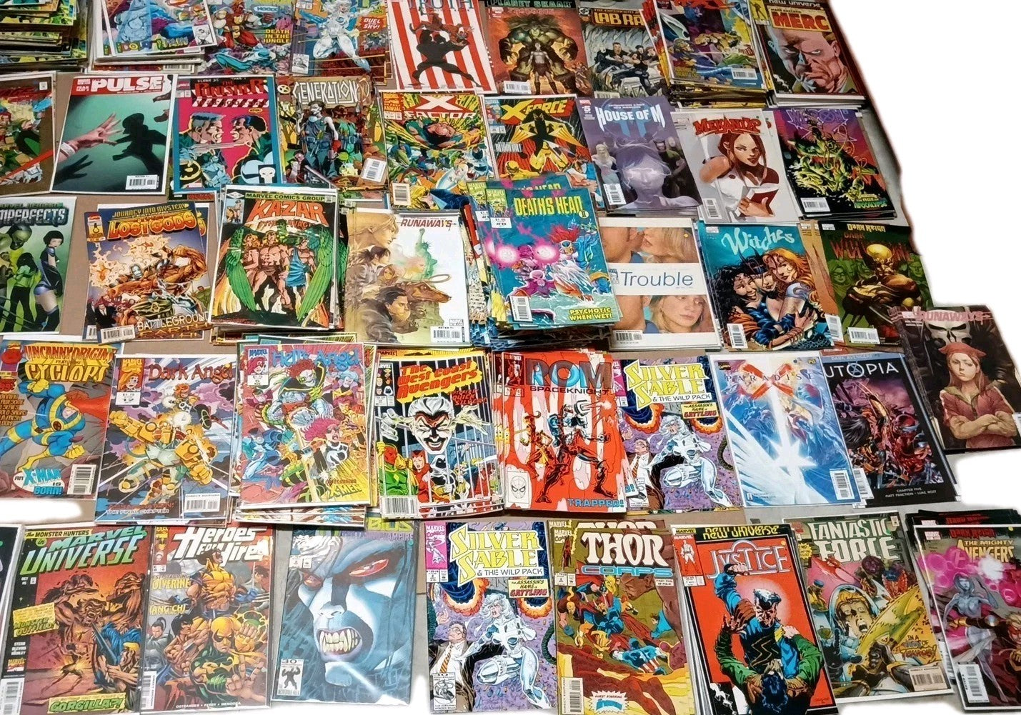 marvel comic book lot 50 Mixed Marvel Books No Dup Bulk