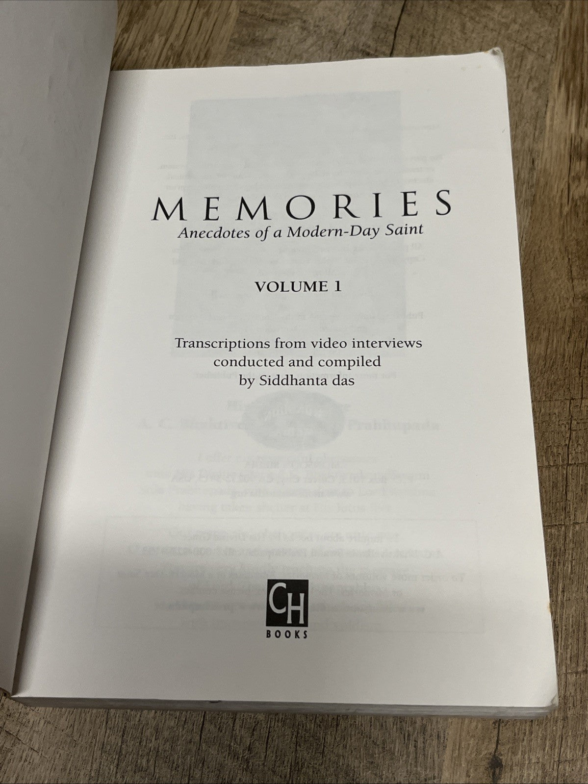 Memories Anecdotes of a Modern-Day Saint Swami Prabhupada Vol. 1