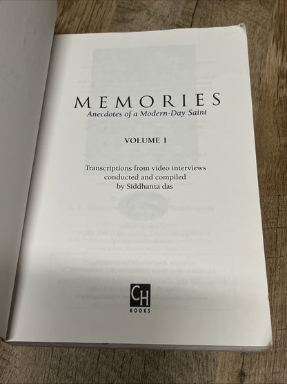 Memories Anecdotes of a Modern-Day Saint Swami Prabhupada Vol. 1
