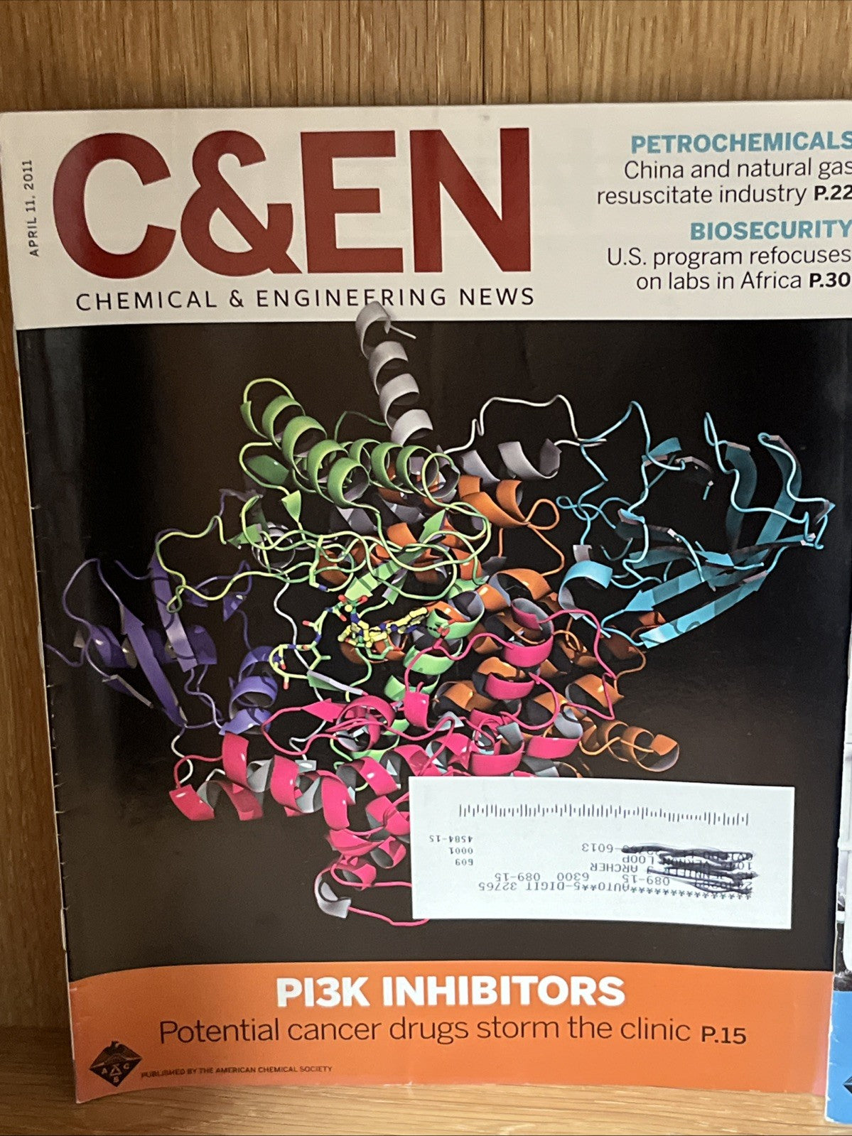 Lot of 3 C&EN Chemical And Engineering News Magazine Issue