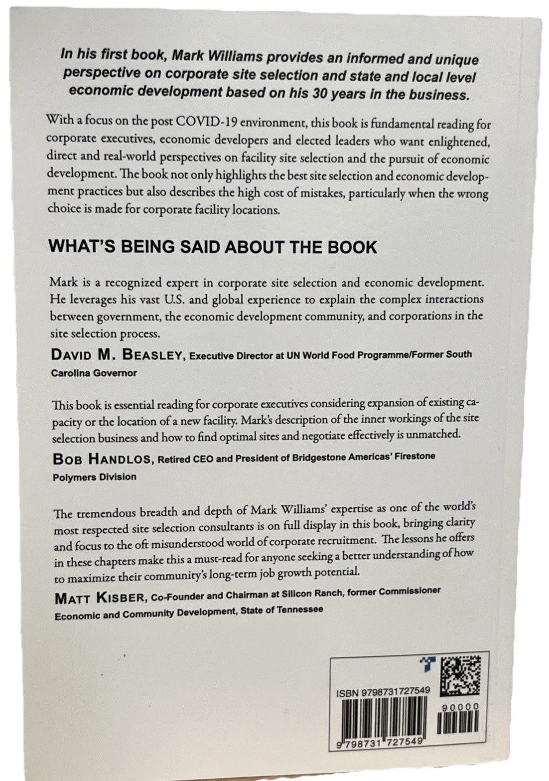 Corporate Site Selection and Economic Development: A 30-Year Perspective by Mark