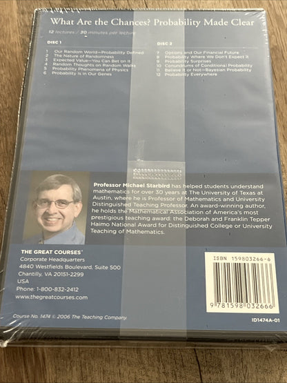The Great Courses: What are the Chances? Probability Made Clear - Prof. Starbird