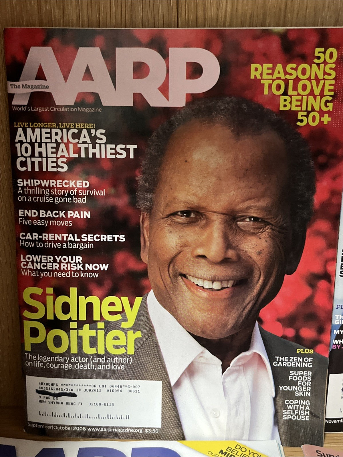 Lot of 6 AARP The Magazine December 2004/2008/2009