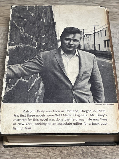 On The Yard Malcolm Braly First Edition HC/DJ Prison Life RARE 1967