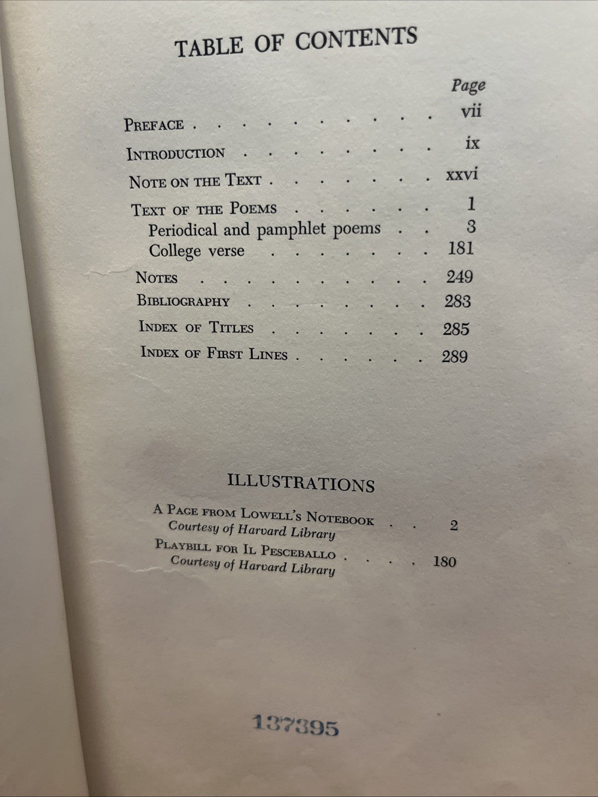 Uncollected Poems of James Russell Lowell by James Russell Lowell (1950) Ex Lib