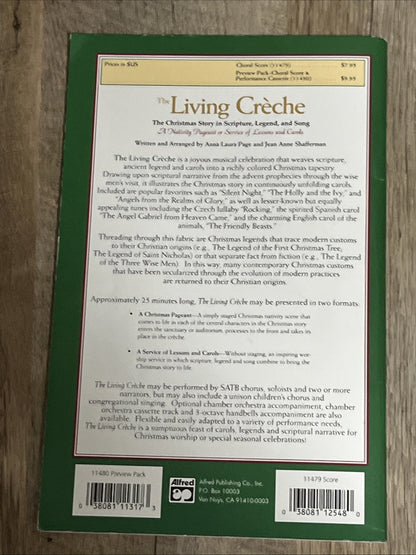 Lot 8 The Living Crèche The Christmas Story in Scripture, Legend and Song SATB
