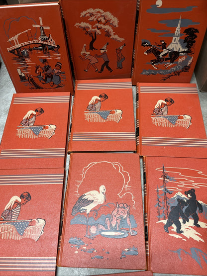 Vintage 1949 Childcraft Book Sets Volume 2--12 Vintage