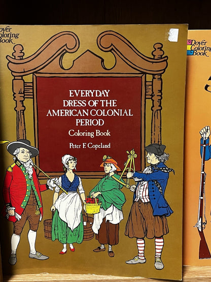 Dover Coloring Books Peter F Copeland Coloring Book Lot of 3