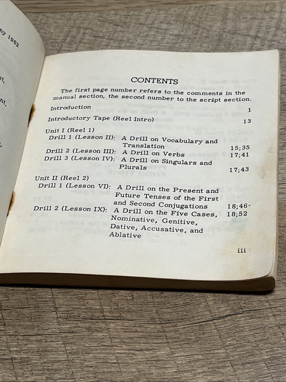 Teacher’s Manual And Script For Tapes To Accompany LATIN for Americans 1st Book