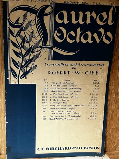 Oxford Anthems Choir Sheet mixed Voices Cappella chorus Laurel Octavo 1912/40/50