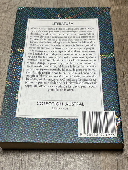 federico garcia lorca Dona Rosita La Soltera O El Lenguaje De Las Flores
