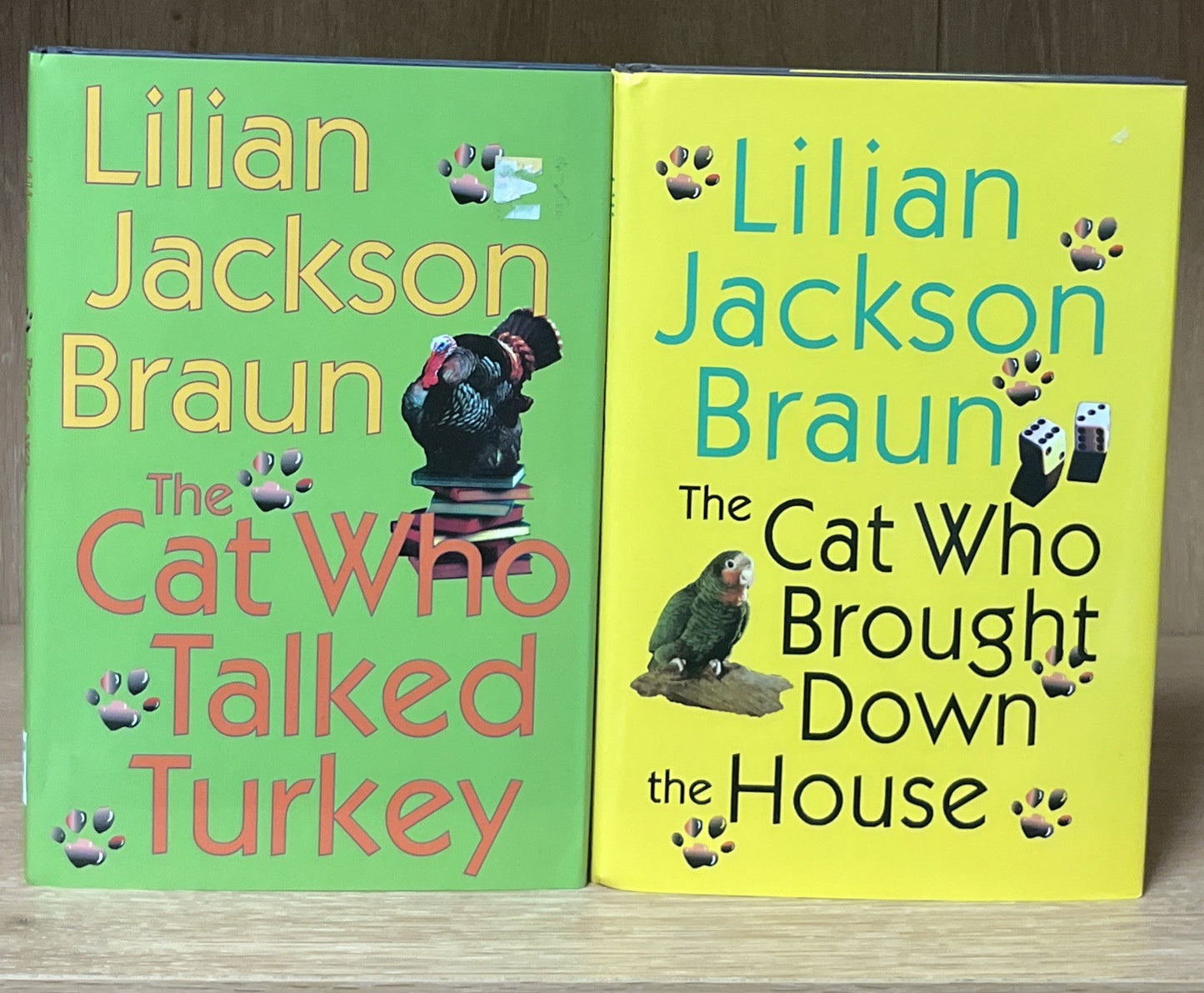 lilian jackson braun books lot The Cat Who Brought Down The House & Cat Who Talk