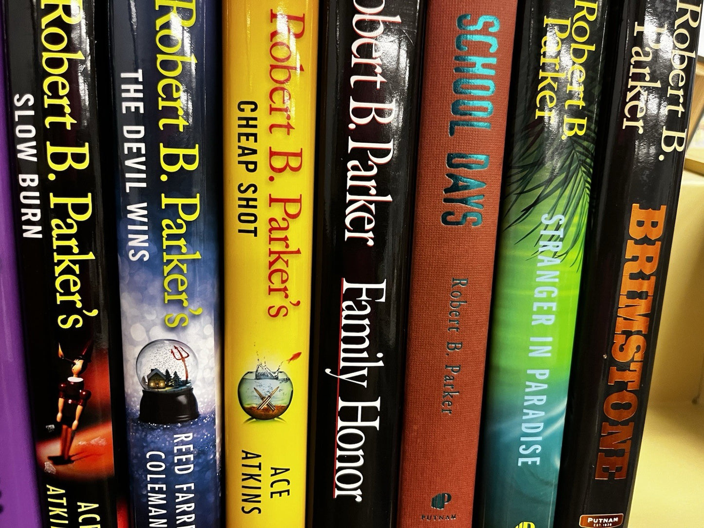 Robert Parker book lot of 24