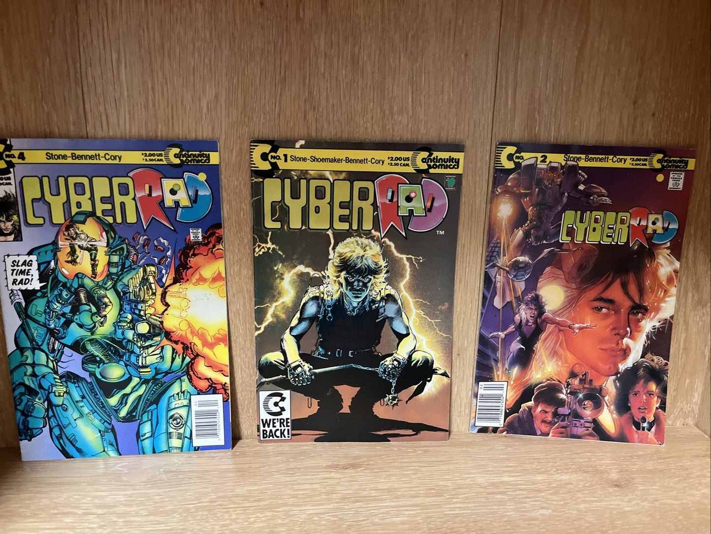 Cyberrad #1 #2 and #4 (Continuity January 1991)