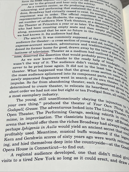 Journey to the Center of the Theater by Walter Kerr 1979.