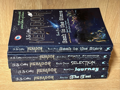 Nebador Books 1 - 5 By J.Z. Colby The Test, Journey, Selection.. SIGNED COPY