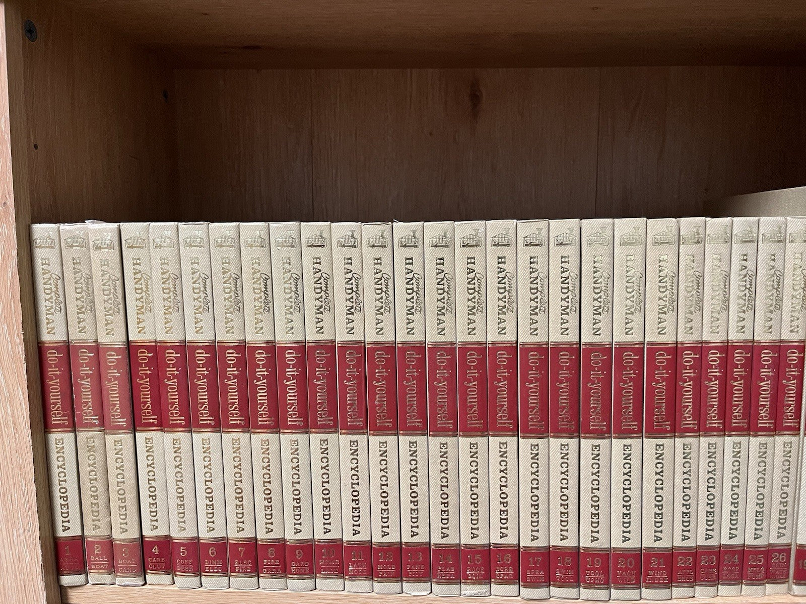 1983 Complete Handyman Do It Yourself Encyclopedia Vol 1 - 26 Plus 13 Annual YB