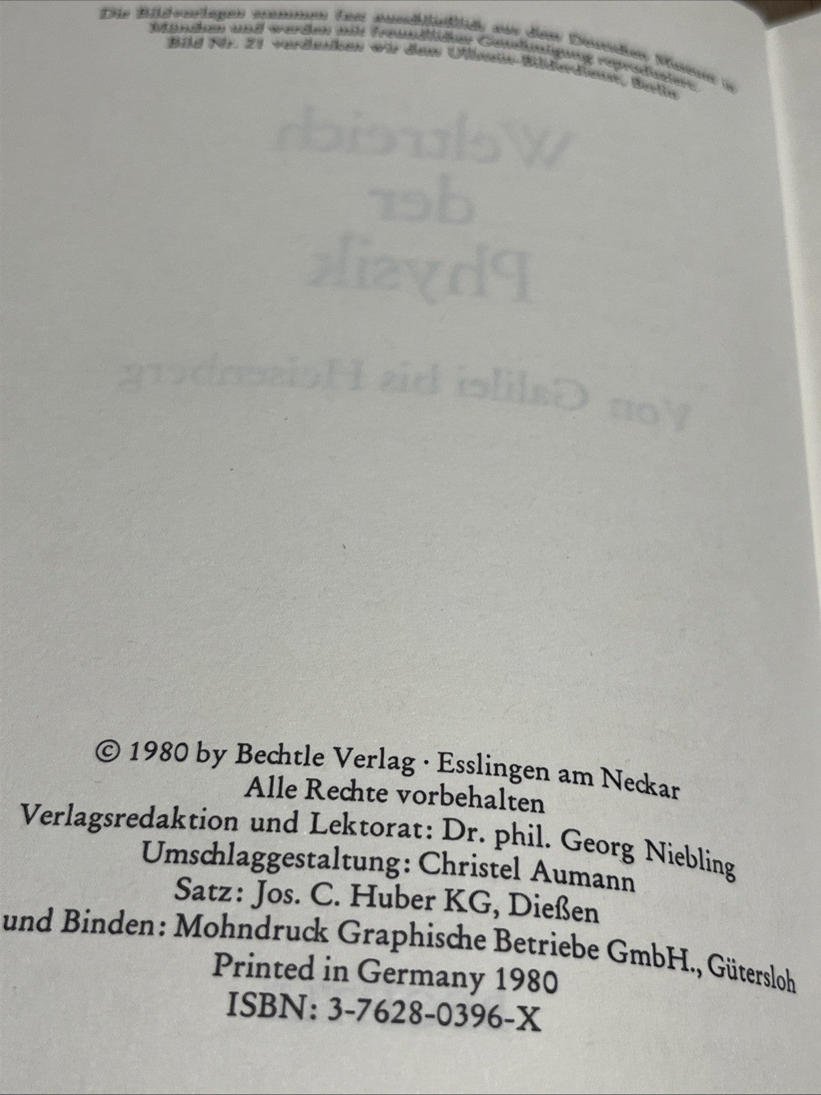 Weltreich der Physik - Von Galilei bis Heisenberg / Geb.Ausg. von Armin Hermann