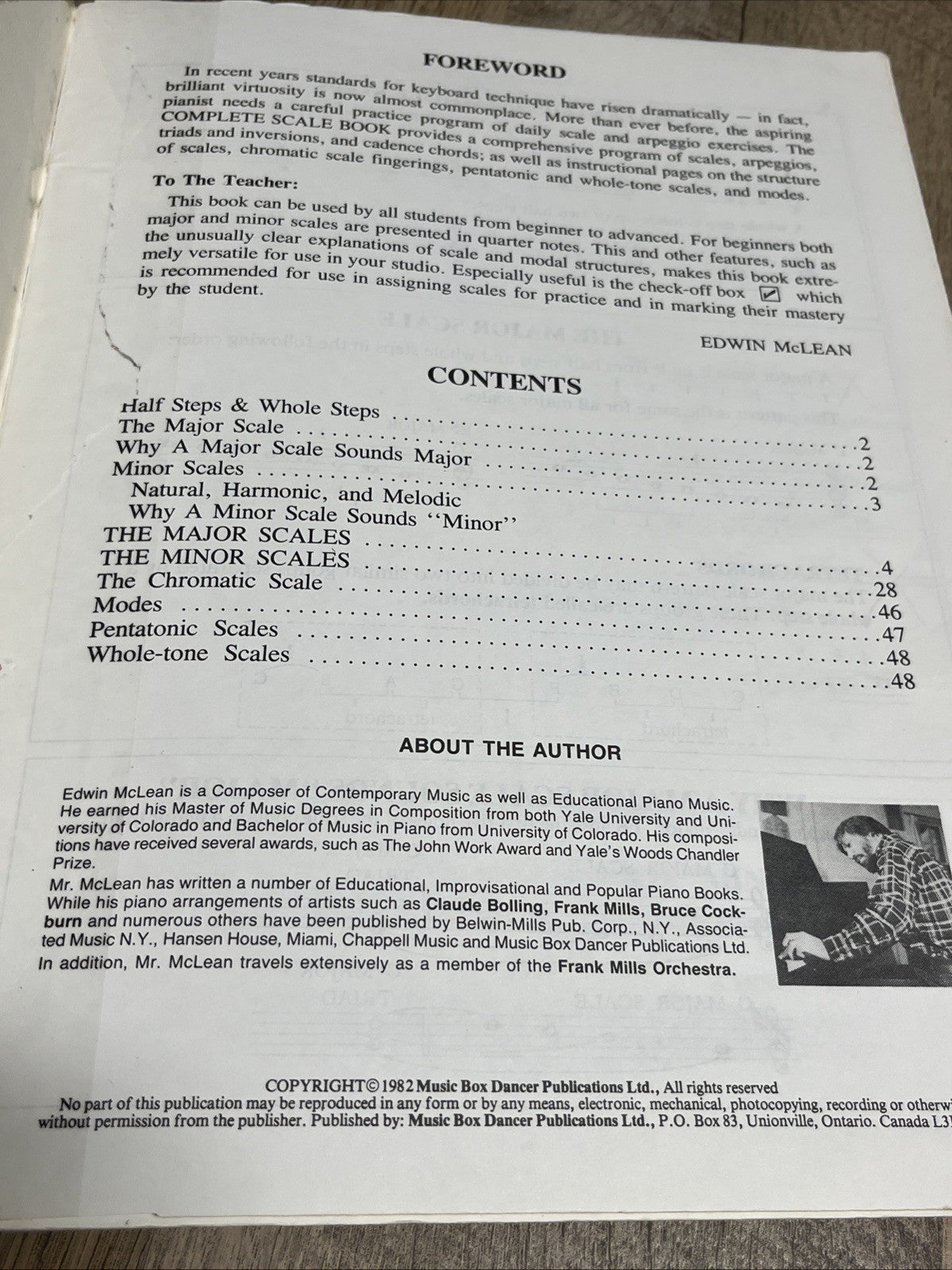 The Complet Scale Book Edwin McLean