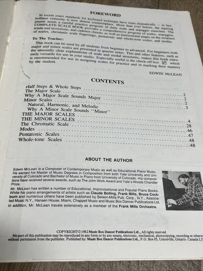 The Complet Scale Book Edwin McLean