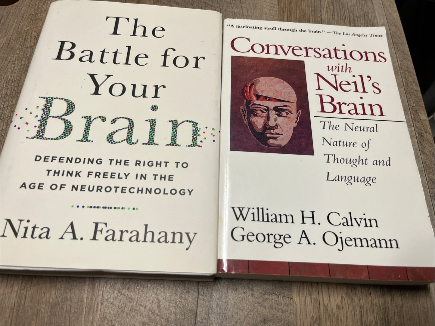 Brain Book Lot 2 The Battle For Your Brain & Conversations With The Neil’s Brain