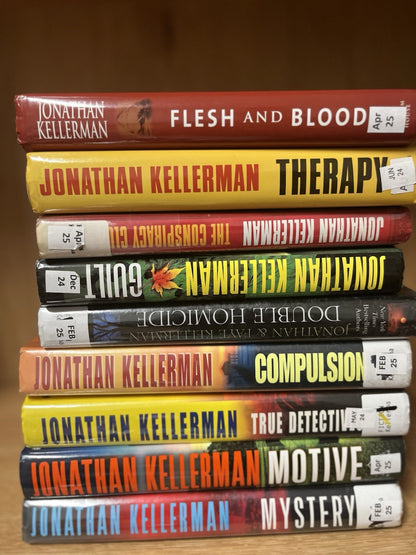 jonathan kellerman book lot 9 hardcover THRILLER Hardcover Books MIX