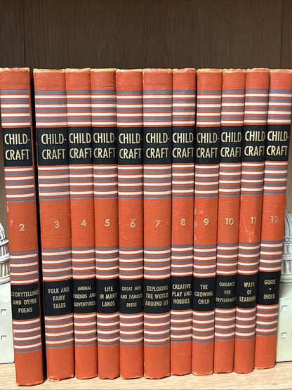 Vintage 1949 Childcraft Book Sets Volume 2--12 Vintage
