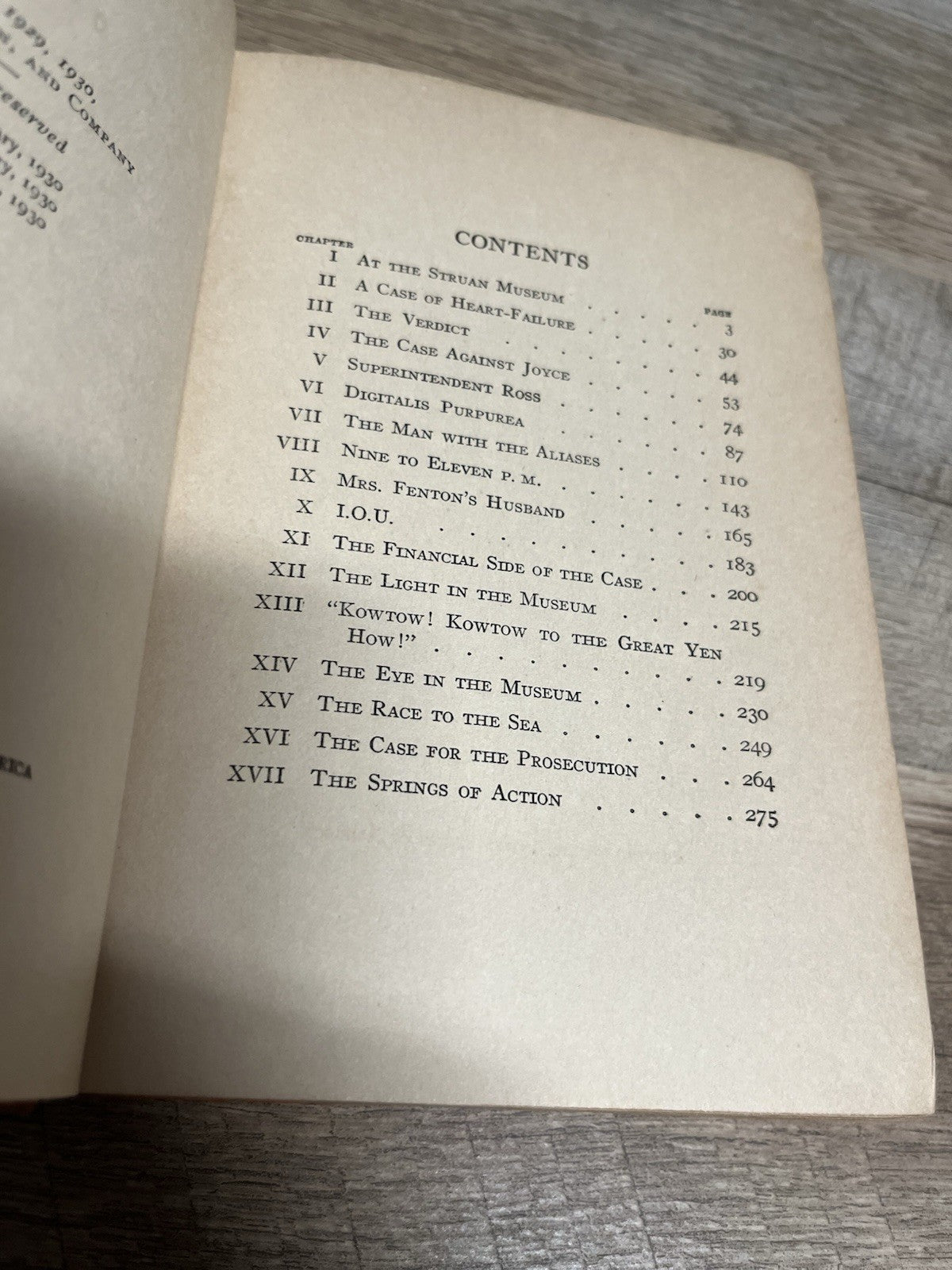 The Eye in the Museum J J Connington 1930 Grosset & Dunlap Hardcover
