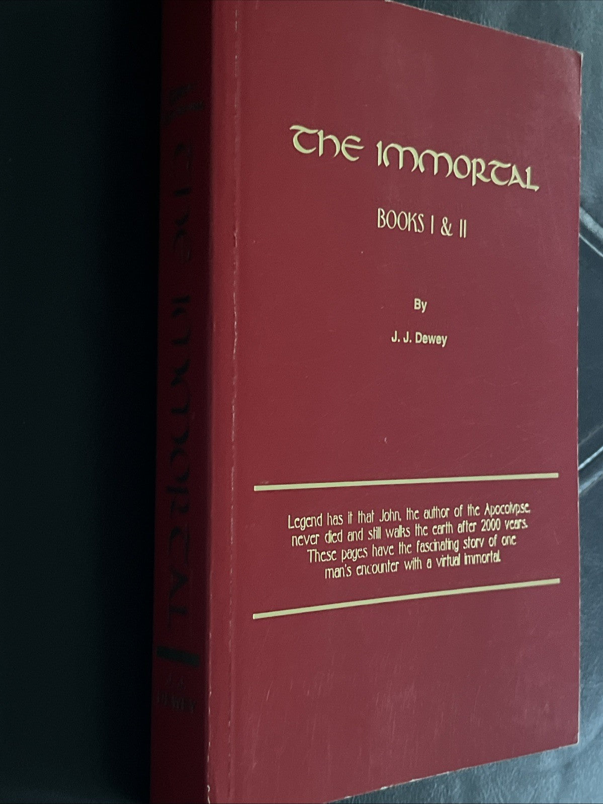 The Immortal Book 1 & 2 by J.J. Dewey (Paperback) 2001
