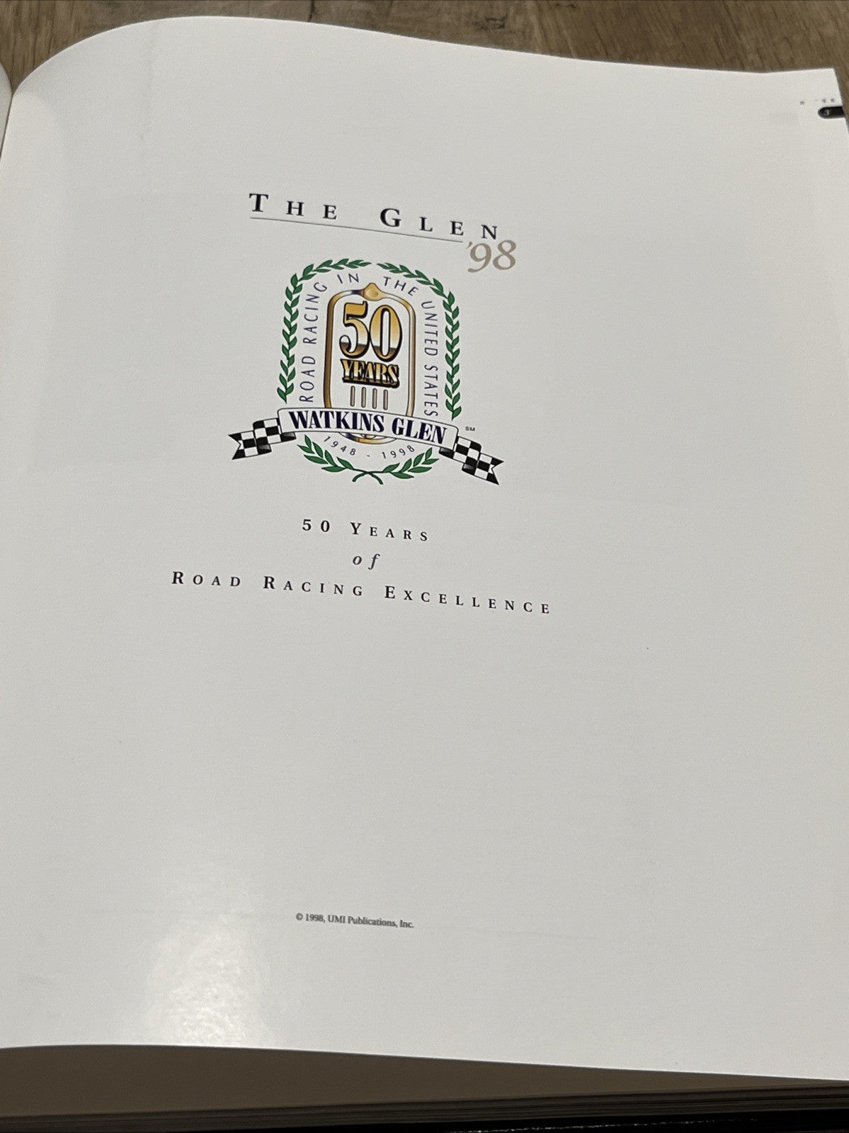 Glen - 50 Years of Road Racing Excellence by Bill Green and J. J. O'Malley HC