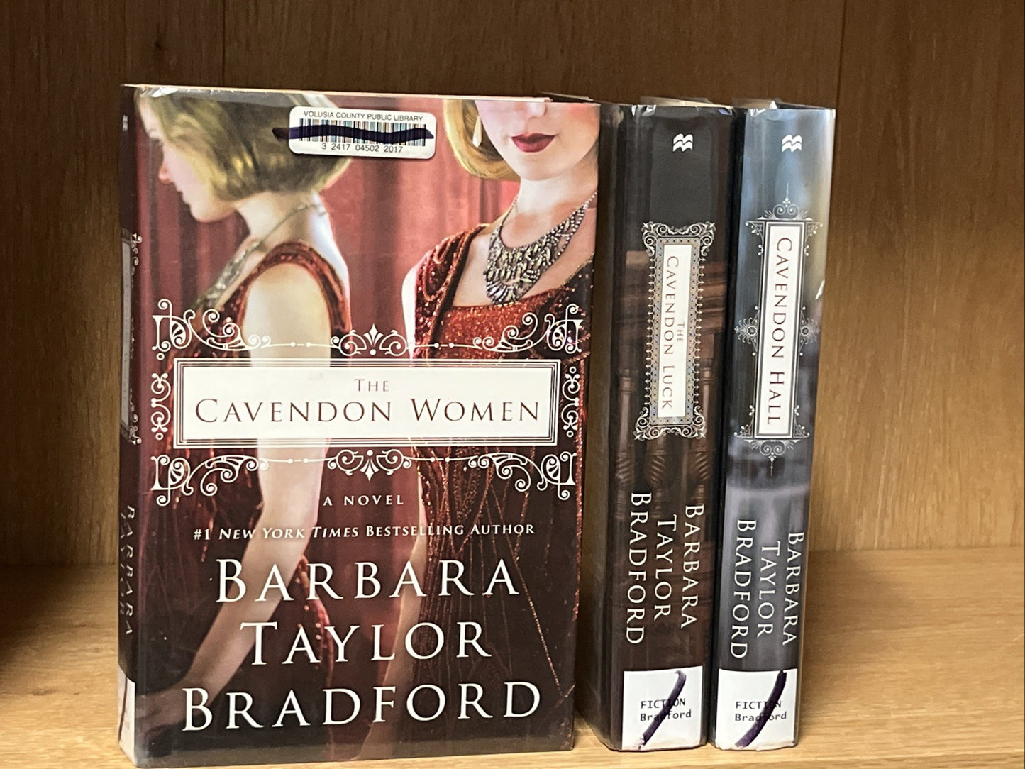Barbara Taylor Bradford Book Lot 3 Hardcover The Cavendon Woman ,Cavendon Luck..