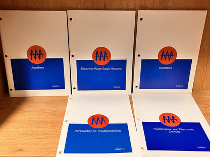 Technical Training Manual Lot of 5 Electronic Power Supply Systems & More 1980s