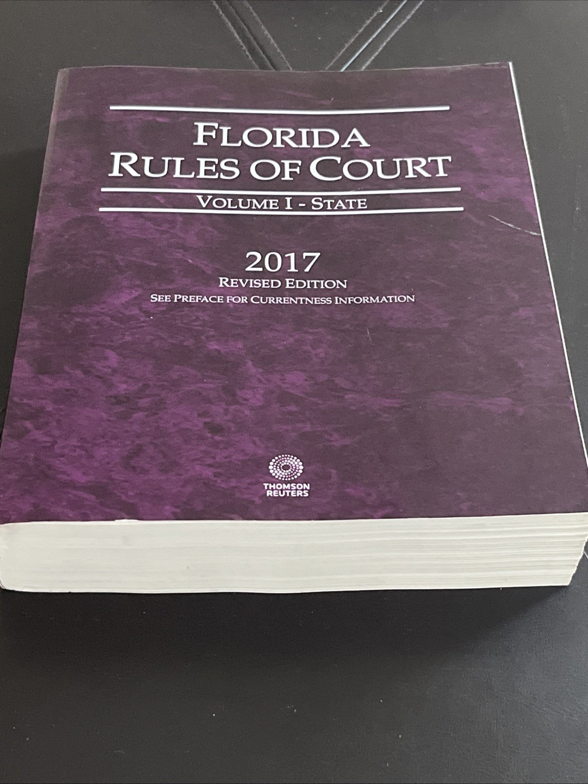 2017- Florida Rules of Court - Volume I - STATE -  Thomson Reuters.