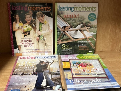 Lot of 4 Lasting Moments Magazine 2006/2008/2009/Feb/April/Jun