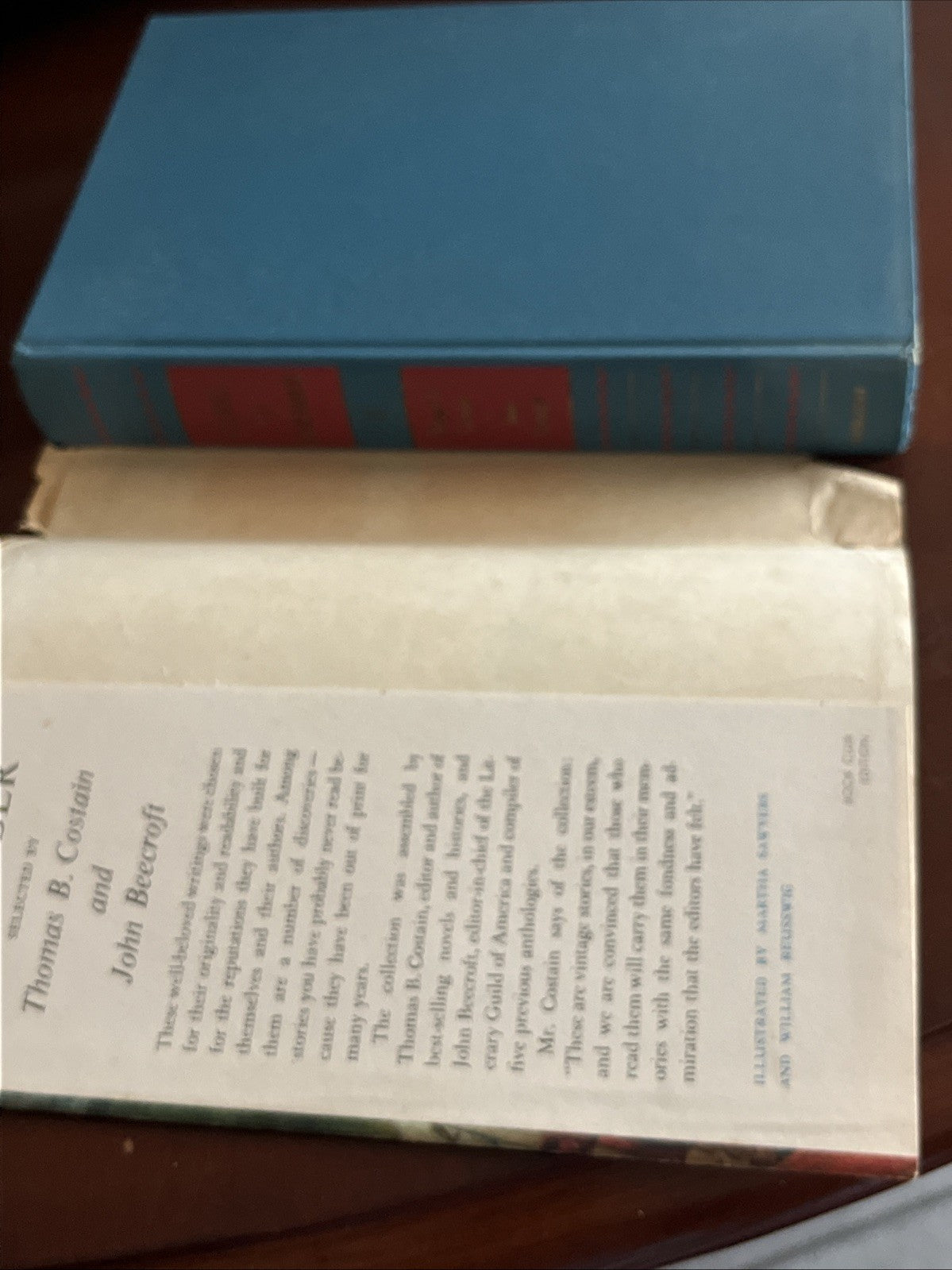 Vintage Stories To Remember by Thomas B. Costain 1956 Hardcover