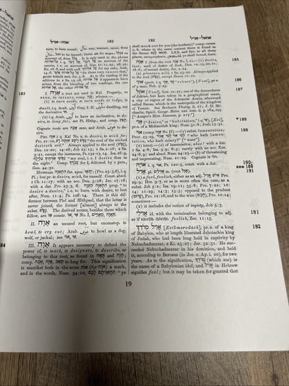 GESENIUS HEBREW-CHALDEE LEXICON TO THE OLD TESTAMENT H.W.F. Gesenius Hebrew & En