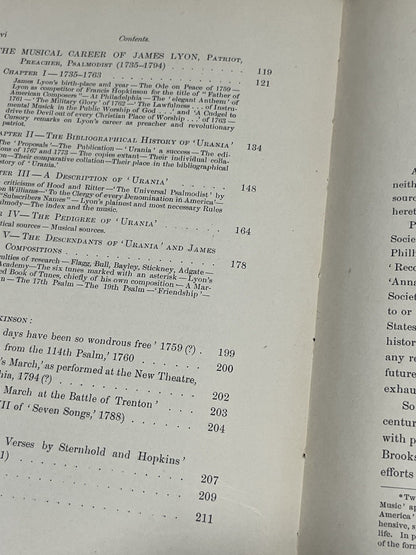 Francis Hopkinson The First American Poet-Composer & James Lyon, Patriot, 1905