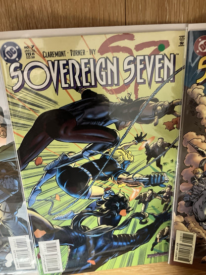 Lot of 11 Sovereign Seven #1 to #8 & #23#28 #29 DC Comic Books Chris Claremont