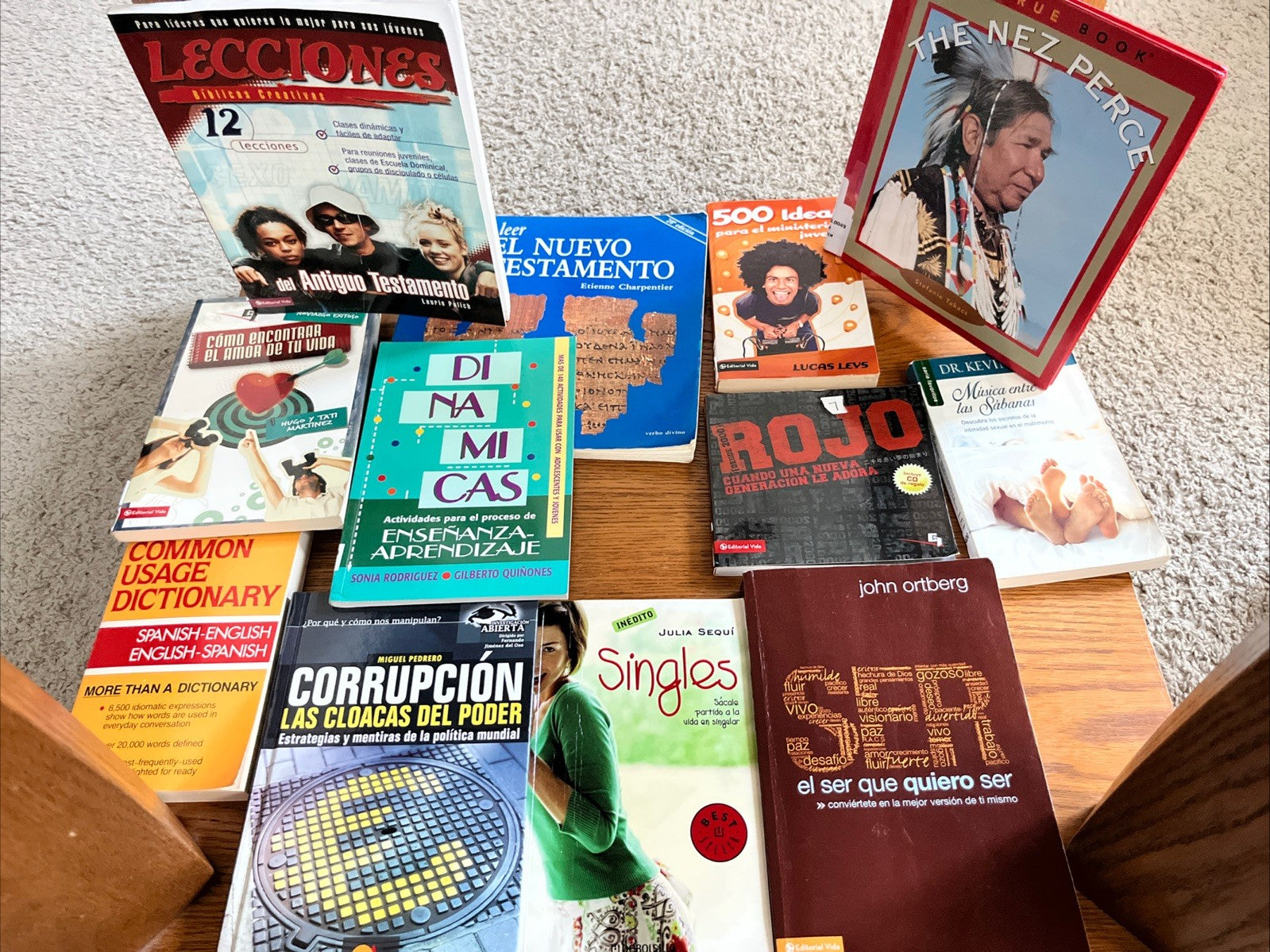 Spanish Books for Adults Lot of 12