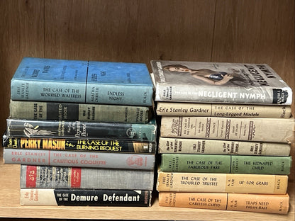 ERLE STANLEY GARDNER, 2nd Edition Book Lots, 14 Vintage Hardcover
