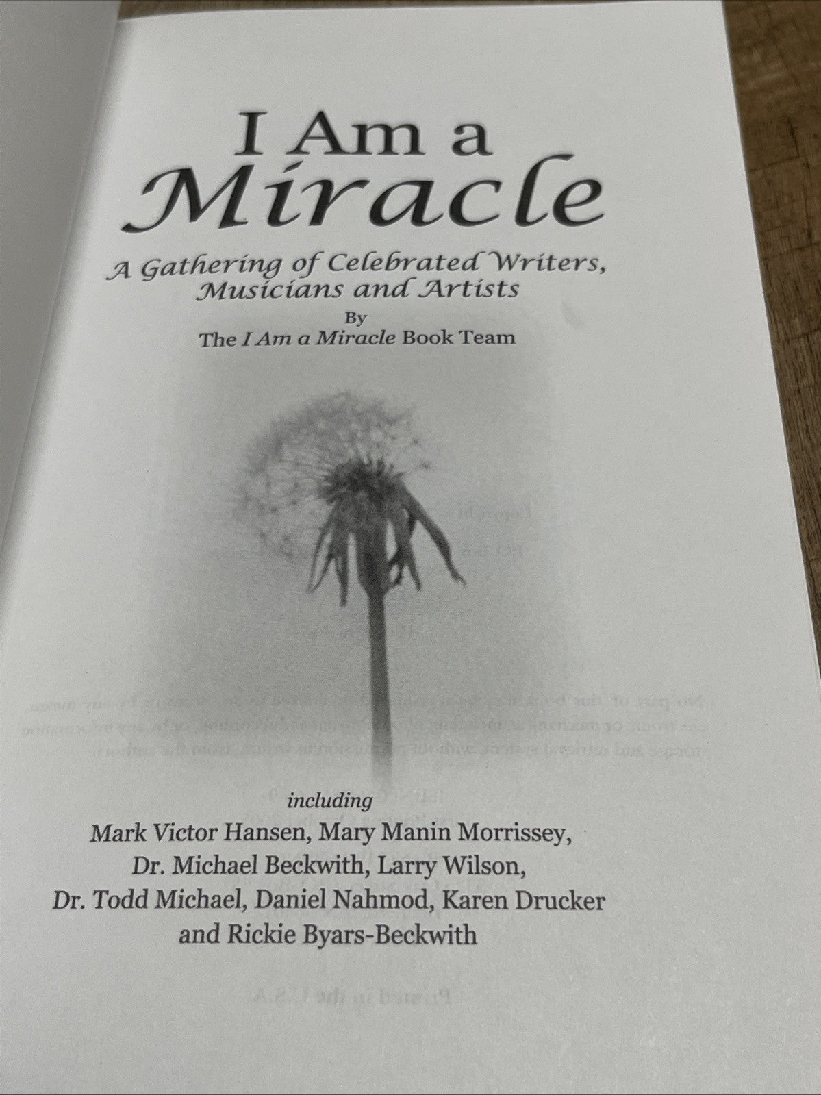 I Am A Miracle - A Gathering Of Celebrated Musicians PB & CD Hope & Inspiration